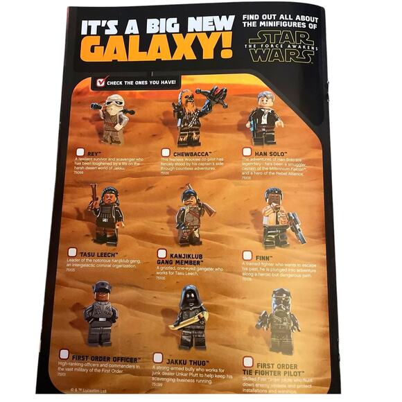 Lego Star Wars The Force Awakens, 2015 Full Color, Lego Club Mini Figures List - Picture 4 of 7